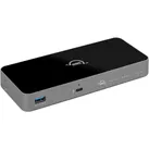 OWC Thunderbolt 5 Hub with 5 Ports for Mac & Windows (4 Ports), Dockingstation + USB Hub, Schwarz, Grau