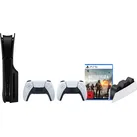 PS5 Slim mit Laufwerk + Battlefield 6 + Schwarze Cover + Zusätzlicher Controller Weiß + Ladestation