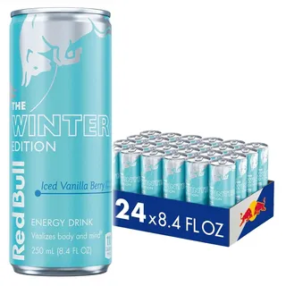 Red Bull Energy Drink Winter Edition Iced Vanilla Berry 0,25l - 6 l