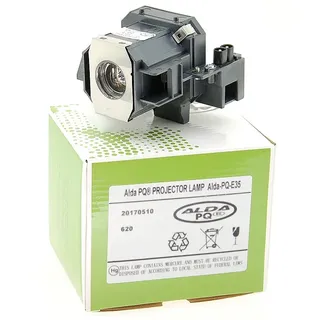 Alda PQ Premium, Beamer Lampe kompatibel mit EPSON EMP-TW520, EMP-TW600, EMP-TW620, EMP-TW680, Home Cinema 400, V13H010L35, ELPLP35 Projektoren, Lampe mit Gehäuse