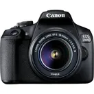 Canon EOS 2000D Spiegelreflexkamera - mit Objektiv EF-S 18-55 F3.5-5.6 III (24,1 MP, DIGIC 4+, 7,5 cm (3.0 Zoll) LCD, Display, Full-HD, WiFi, APS-C CMOS-Sensor), schwarz