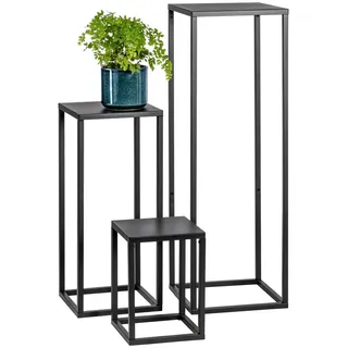 bremermann Blumenhocker 30 x 30 x 90 cm Schwarz