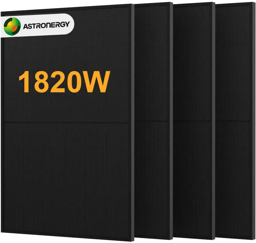 Astronergy N7s 455W Full Black Bifaziales Glas-Glas Solarmodul mit n-Type TOPCon, by Powerness - 4 Stücke / Abholung Weinheim (Sonderpreis)