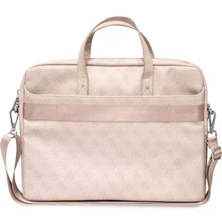 GUESS GUCB15P4TP 16" różowy/ pink Saffiano 4G Triangle Logo (16", Universal), Notebooktasche, Rosa