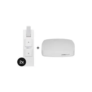 HOMEPILOT Gateway premium + Gurtwickler RolloTron pure smart - 2er-Set