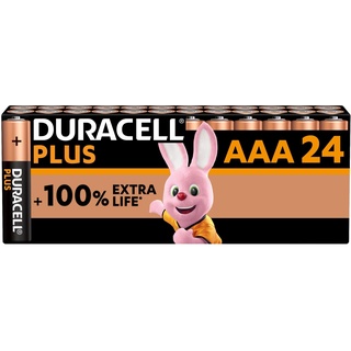 Duracell Plus Power Micro (AAA)-Batterie Alkali-Mangan 1.5V 24St.