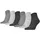 Sneakersocken 6er grau 47-49