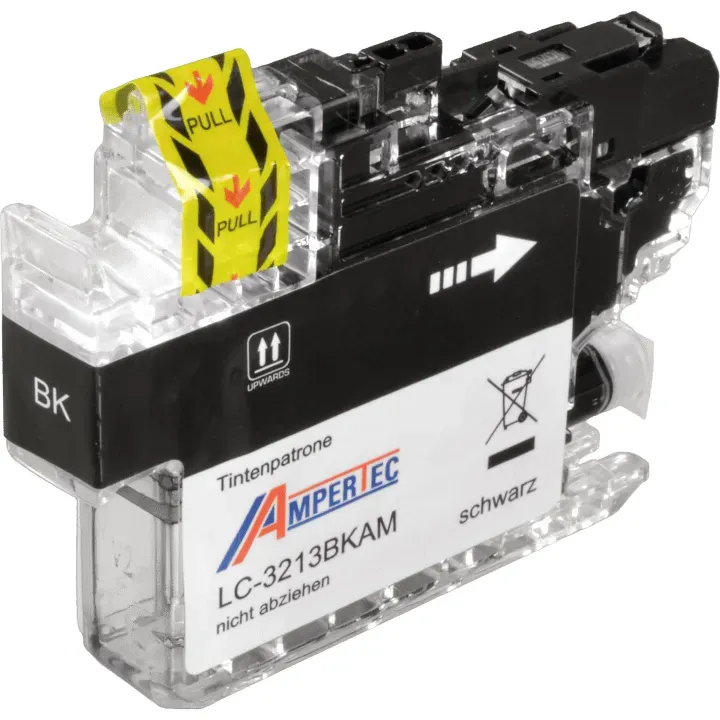 Ampertec Tinte kompatibel mit Brother LC-3213BK  schwarz