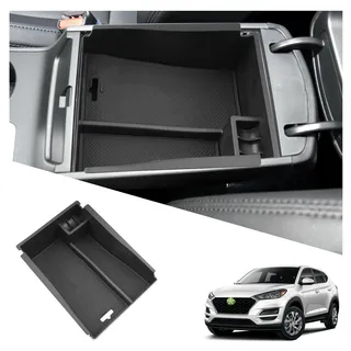 Ruiya für Hyundai Tucson (Automatisch) 2016-2020 Mittelkonsole Aufbewahrungsbox, Hyundai Tucson Armlehne Organizer Tray Mittelarmlehne Handschuhfach Mittelkonsole Organizer Ablagefach Tucson Zubehör