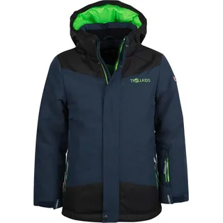 TROLLKIDS - Winterjacke Norefjell in navy/grün, Gr.92