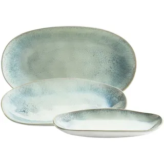 Mäser Servierplatten-Set, Steinzeug Frozen