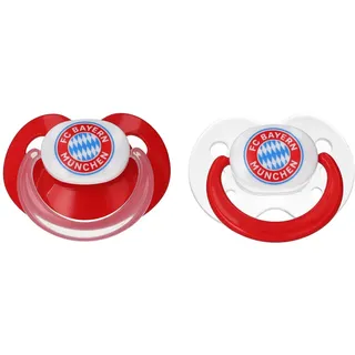 FC Bayern Schnuller Logo rotweiß 4066974437767 FC Bayern