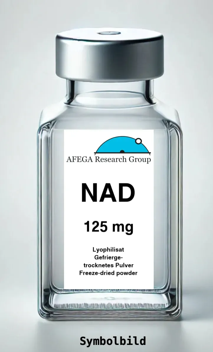 125 mg NAD (β-Nicotinamidadenindinukleotid  oxidierte Form; CAS 53-84-9) - 1 Inj. Fl. Trs.( Lyophilisat) in 10 ml - Ampulle  - Apothekenprodukt