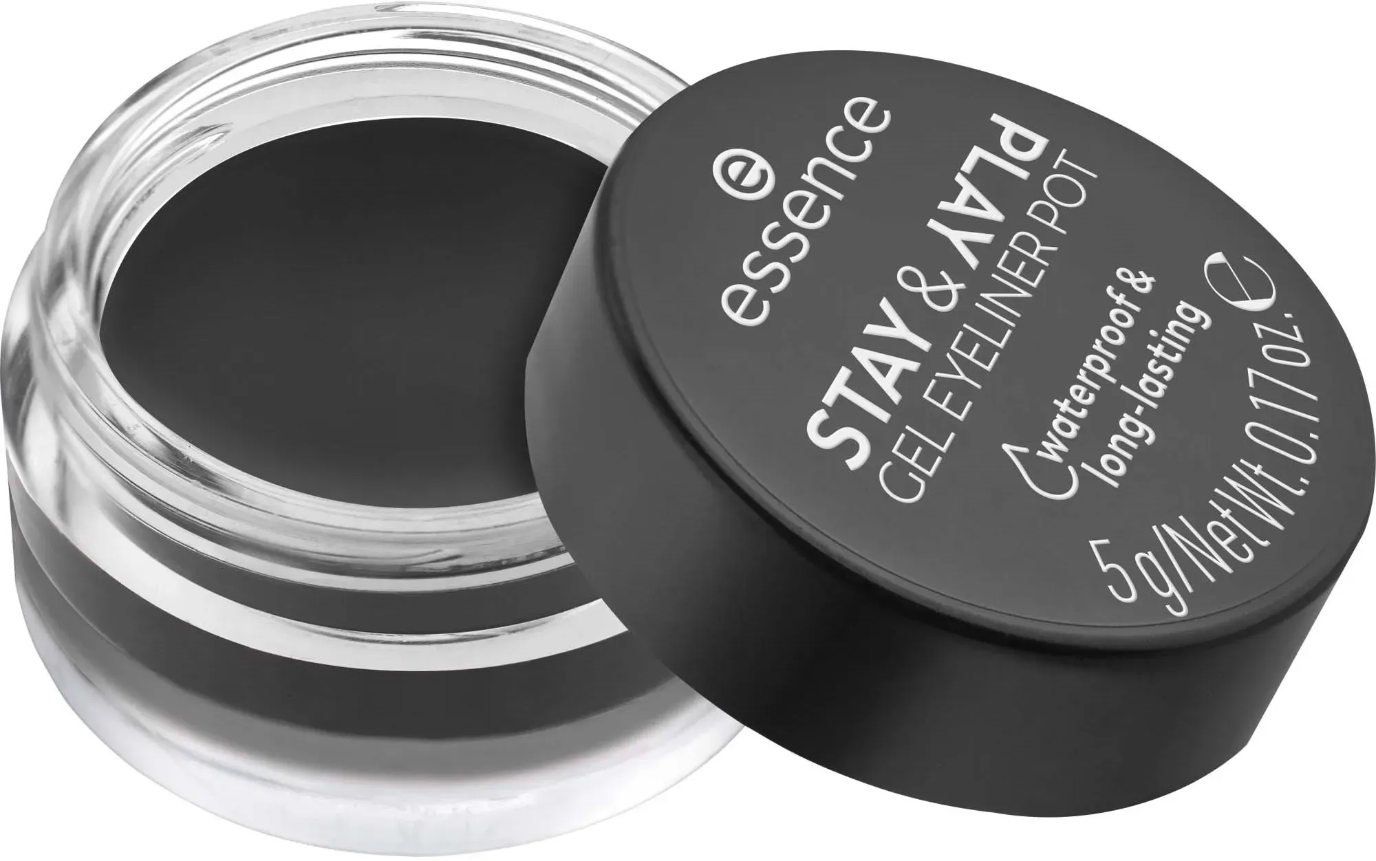essence Stay & Play Gel Eyeliner Pot 01 Black