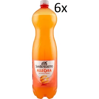 6x San benedetto Allegra OrangenLimonade orangen PET 1.5 Lt erfrischend
