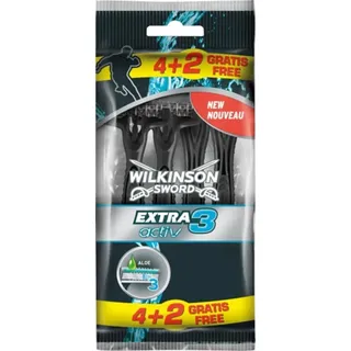 Wilkinson Einwegrasierer Herren - Extra 3 Active 4+2 Stk.