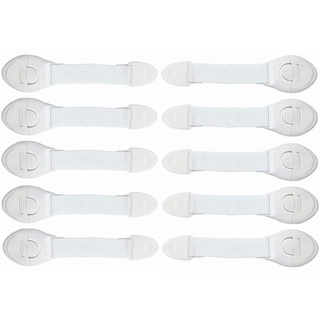 Iso Trade Baby Schubladensicherung Set 10 Stück Kindersicherung Schrank Starkes Klebeband 5192