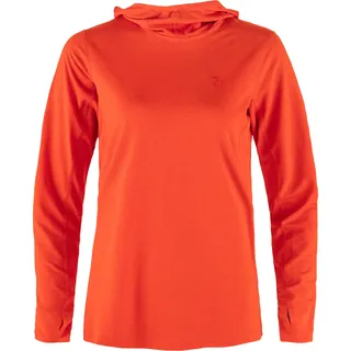 Fjällräven Damen Abisko Sun-Hoodie W Sweatshirt, Flame Orange, M