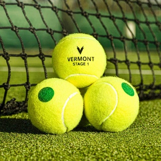 Vermont Tennisbälle | Training Tennis Balls - ITF-genehmigte Tennis Bälle - alle Spielplatzoberfläche | Tennisbälle Kinder | Tennis Zubehör | Tennisbälle Training (60 Bälle (Nachfüllung), Mini Grün)...