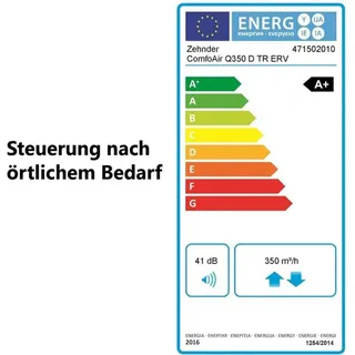 Zehnder ComfoAir Q350 TR Enthalpie