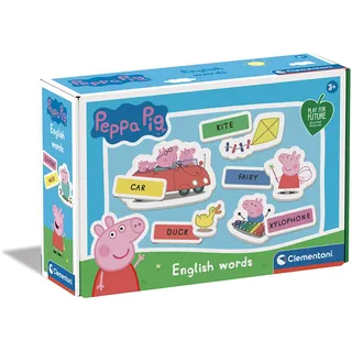 Clementoni 16738 Peppy Englische Peppa Schweinchen für Kinder ab 3 Jahren, Mehrfarbig