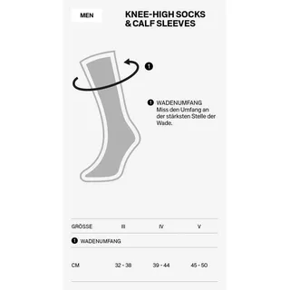 CEP Core Edt. Gradient Socks Tall 5.0 Kompressionssocken Herren, Sportsocken, Run
