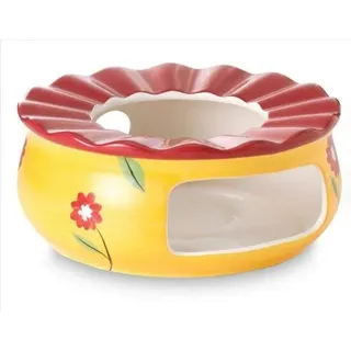 ChaCult Stövchen Serie Danja rund 18,5cm aus Keramik