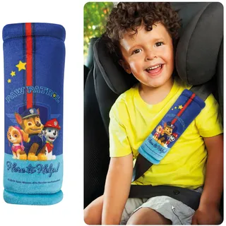 HiTS4KiDS – Gurtpolster Auto für Kinder – Schulterpolster passend für Sicherheitsgurt & Rucksack – Gurtschutz für mehr Komfort auf der Reise – Gurtschoner für Jungen (Paw Patrol)