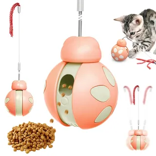 Cats best katzenstreu tumbler-Katzenspielzeug, Automatischer futterspender katze katzenspielzeug, balancierendes Auto-interaktives katzenspielzeug, katzenwirbel katzengeschenk für langeweilelinderung