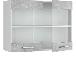 Vicco Vicco, Hängeschrank R-Line, 80 cm) mit Glastüren
