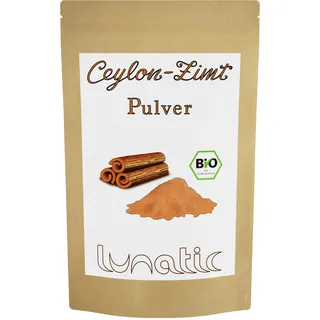 Bio Ceylon Zimt Pulver - Echter Zimt - Rohkostqualität 250g