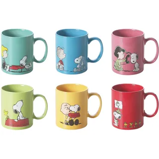 Excèlsa Tasse Snoopy, farblich sortiert
