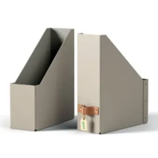 Leitz 2 LEITZ Stehsammler Puro 24710012 beige Karton, DIN A4