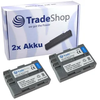 2X Trade-Shop Kamera Li-Ion Akku 2000mAh für Nikon D80 D80s D90 D200 D200s D300 D700 D900 D-80 D-80s D-90 D-200 D-200s D-300 D-700 D-900 ersetzt Nikon EN-EL3 EN-EL3e EN-EL-3 EN-EL-3e ENEL-3 ENEL-3e