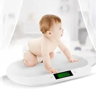 Babywaage flach digital bis 20kg Baby Waage digitale LED Anzeige Stillwaage Tierwaage Kinderwaage Säuglingswaage