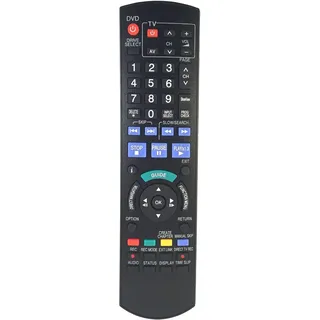 Ersatz Fernbedienung passend für Panasonic DVD DMR-EH575 | DMR-EH575EG | DMR-EH575EGS | DMR-EH575GC | DMR-EH575GCS | DMR-EH575GN