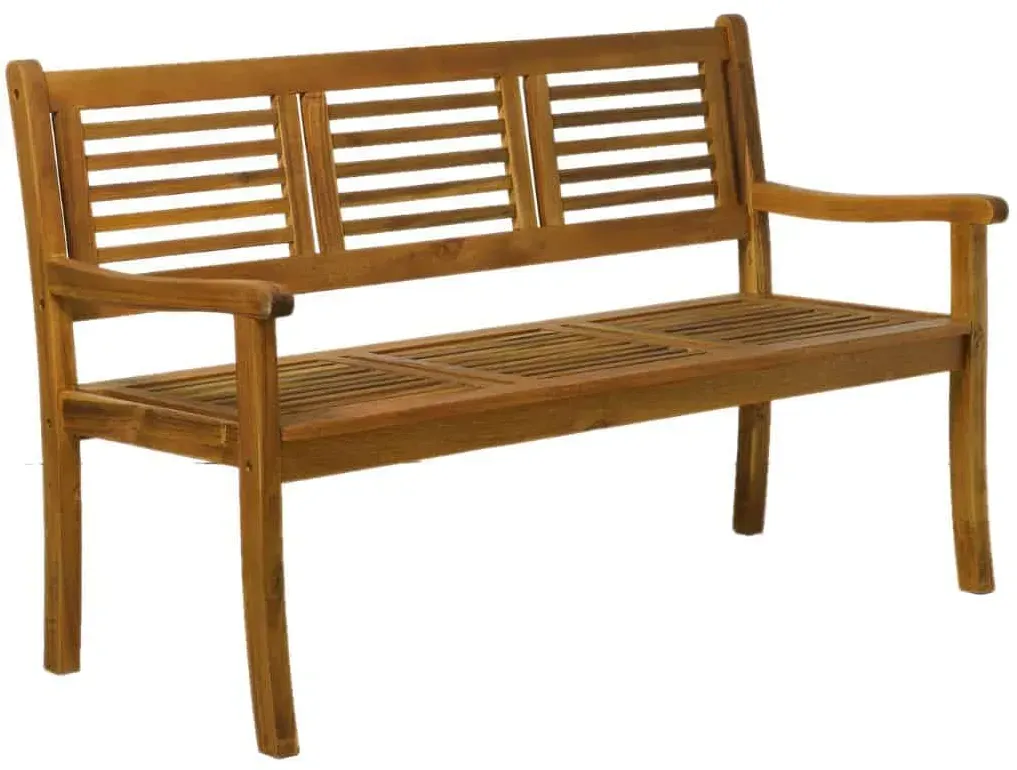 Gartenbank Akazie 150cm Massivholz Akazie