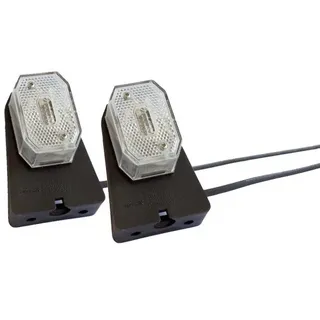 Set aus zwei ASPÖCK FLEXIPOINT I Universal Umrissleuchten mit Halterung