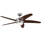 Westinghouse Deckenventilator Bendan (Ø) 132cm Flügelfarbe: Braun Gehäusefarbe: Aluminium