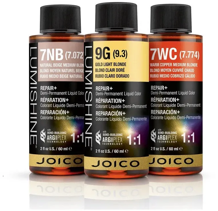 JOICO LumiShine Repair+ Demi-Permanent Liquid Haarfarbe 60 ml / 3VV