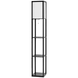 Costway Standleuchte Regal Stehlampe Bodenlampe für Wohn- & Schlafzimmer 160x26x26cm
