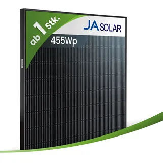 JaSolar JA Solar 465Wp Bifazial Glas-Glas Black Frame Solarmodul