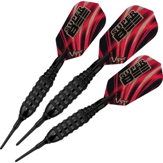 Viper by GLD Products Unisex-Erwachsene Super Bee Dartpfeile mit weicher Spitze, schwarz