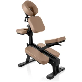 Sport-Tec Mobiler Massagestuhl Relax inkl. Transporttasche, Cappuchino