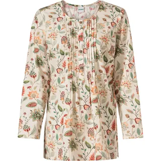 Baumwoll-Bluse, Druck natur, 42