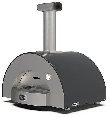 Alfa Forni Classico 2 Pizze Holz Pizzaofen Ardesia Grey