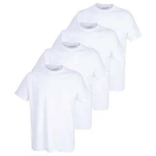 GÖTZBURG Unterziehshirt GÖTZBURG Herren Unterhemd weiß uni 4er Pack (4-St) weiß 48