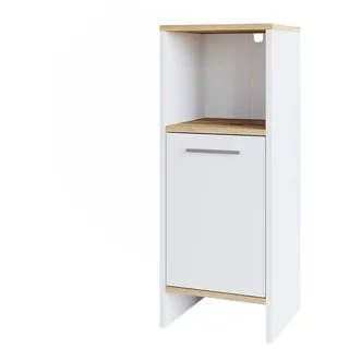 Vicco Midischrank Elvio Weiß Sonoma Fächer Ablage