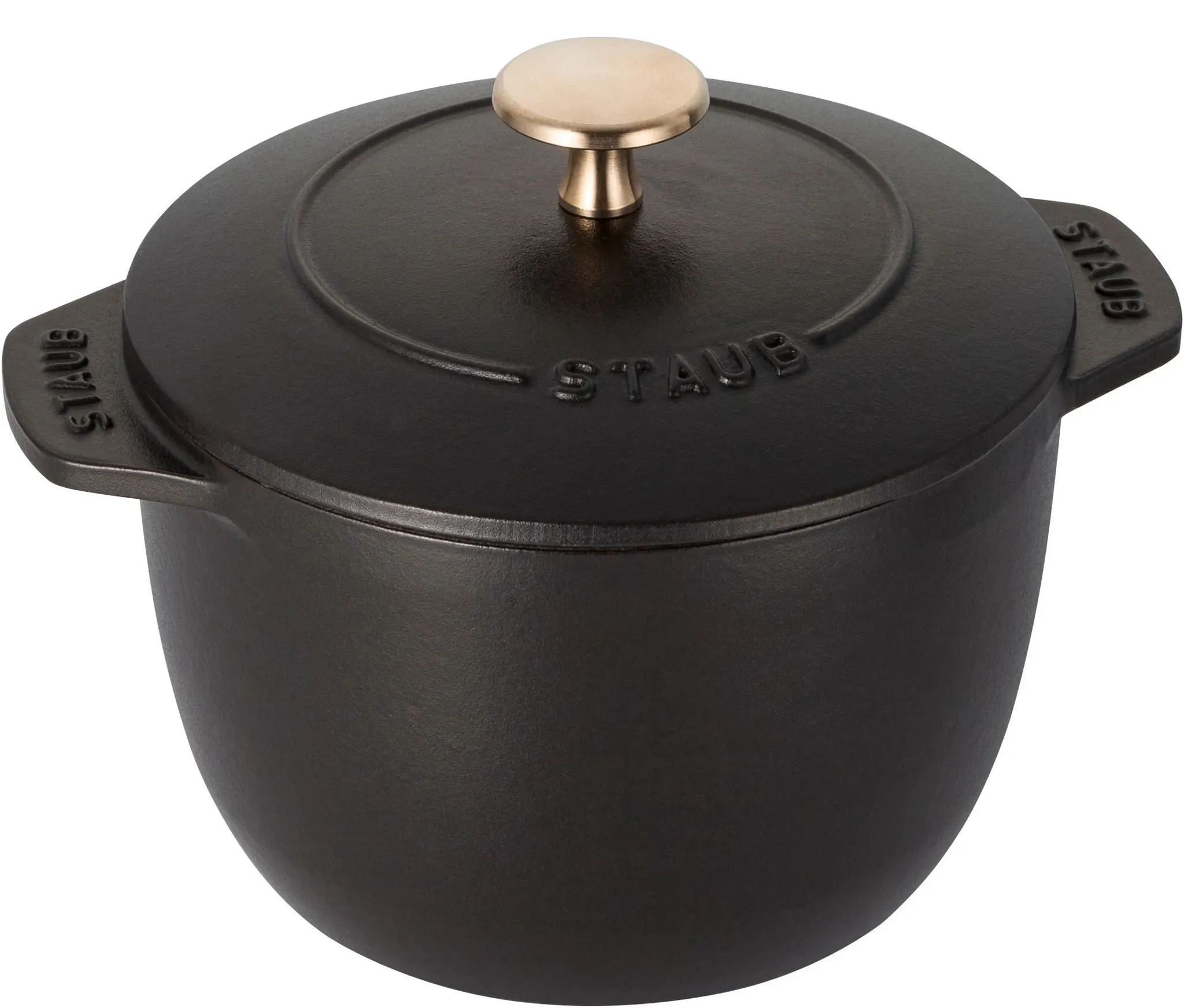 Staub Reis-Cocotte - schwarz