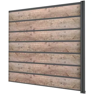 Gutta Sichtschutzelement 194 x 186 cm Anthrazit WPC